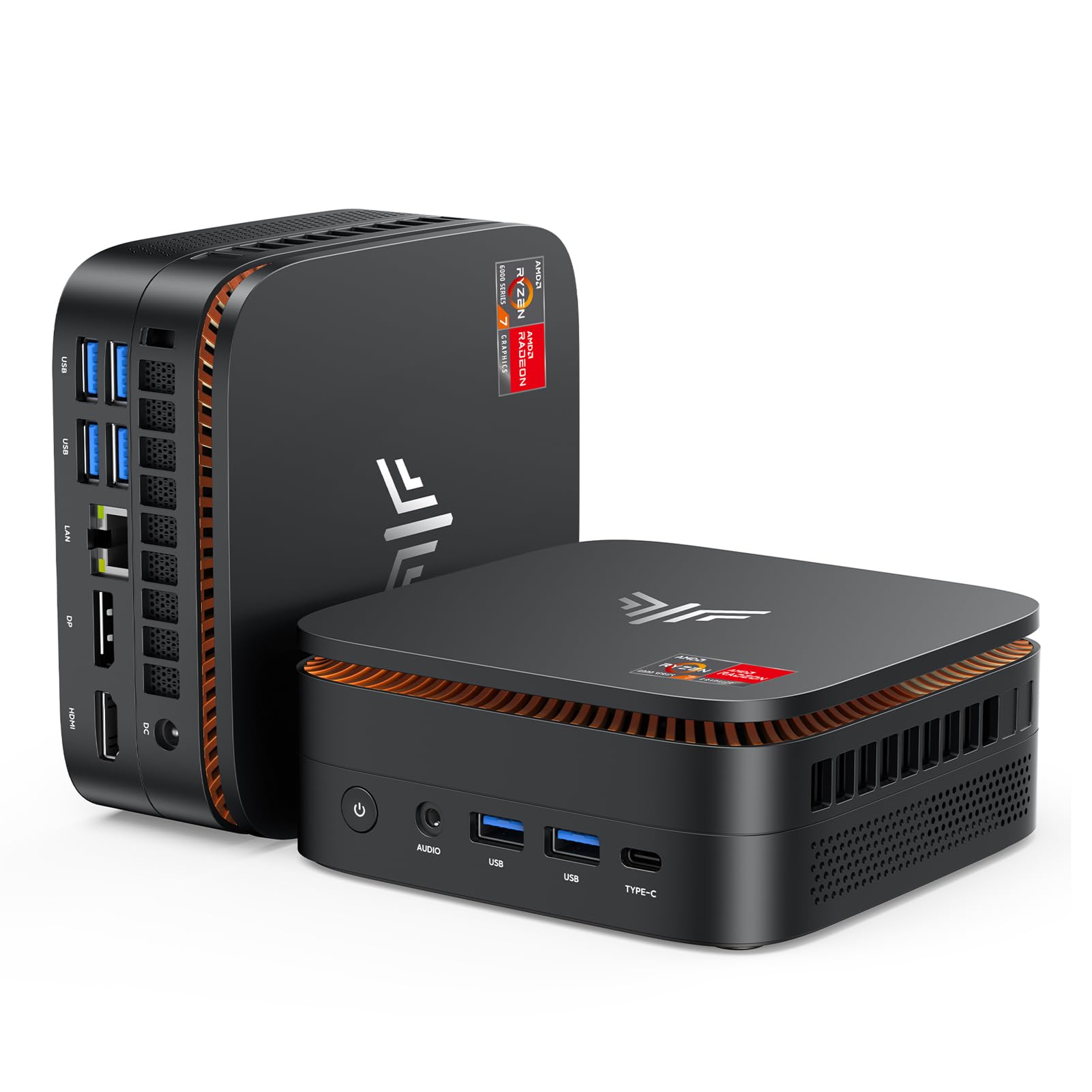 KAMRUI Mini Gaming PC, Hyper H1 WIN-11 Pro Mini PC AMD Ryzen 7